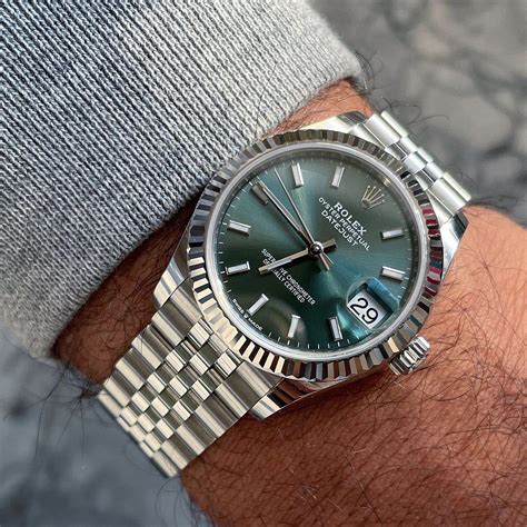 rolex datejust ii green roman|2022 rolex datejust 41mm.